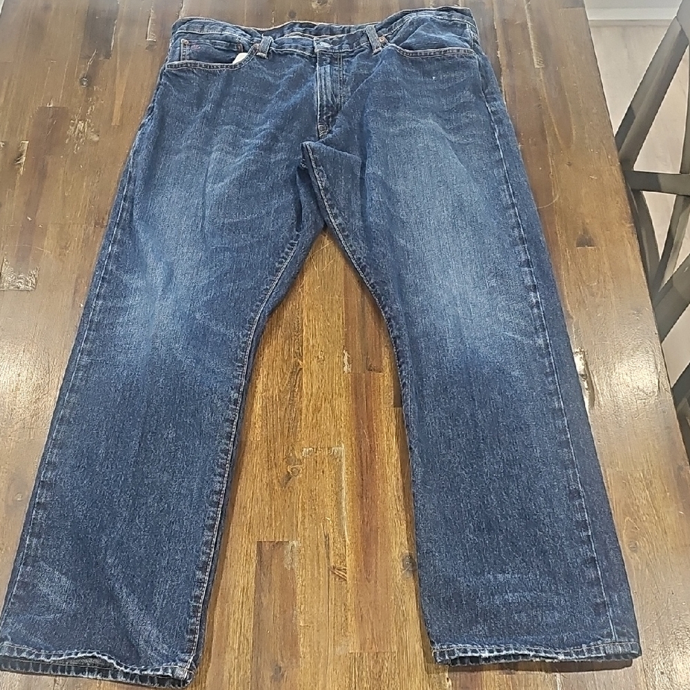 Ralph Lauren Men's Dark Blue Hampton Straight Jeans